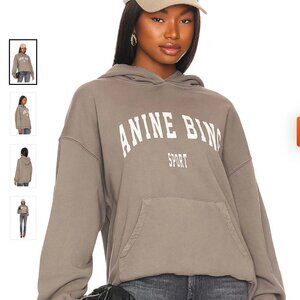 NWOT Anine Bing Sport Hoodie in Charcoal